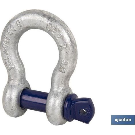Manille Lyre AR 1/2 13mm 2 Tonnes - Manille Lyre AR 1/2 13mm 2 Tonnes - Manille Lyre AR 1/2 13mm 2 Tonnes (1/4)
