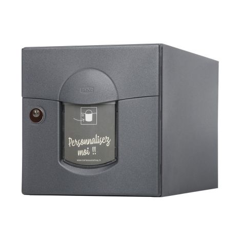Renz – Boîte aux lettres double face SOLEA – Acier revêtu anti-corrosion 15 ans – Serrure agréée La Poste – Dimensions 285 x 285 x 415 mm