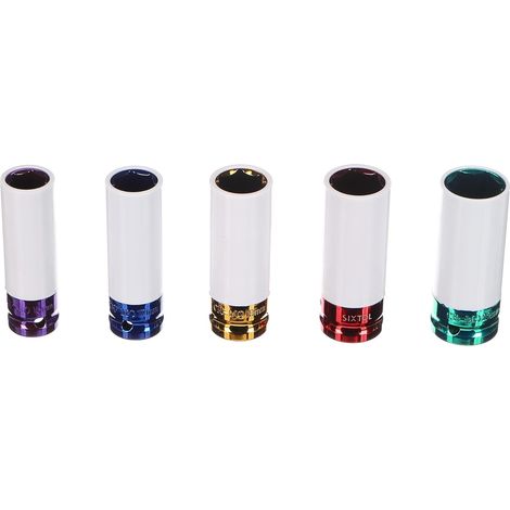 Set mit 5 1/2" Kraft-Steckschlüsseleinsätzen Felgenschutz Praktische Box