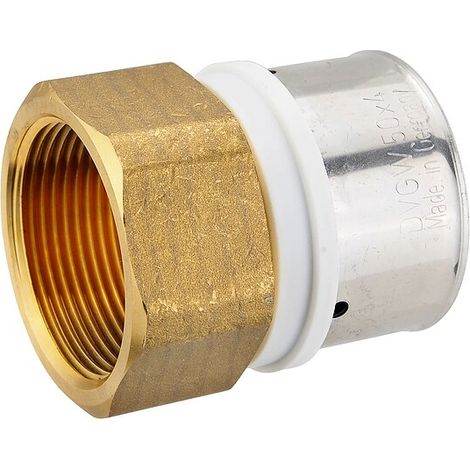 Pressfitting-Übergang 50 x 4,0 mm - 1 1/2 Zoll Innengewinde für MV-Rohr