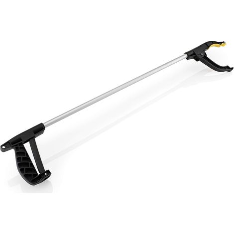 Pince à déchets en aluminium avec embout magnétique, poignée ergonomique, tête rotative et poignée antidérapante (désactivée) (1/5)