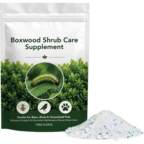 Care product for boxwood shrubs, root nutrient supplement, universal and practical product for the daily care of flowers and potted shrubs (1/5)
