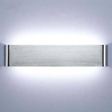 40 cm LED-Wandleuchte für den Innenbereich, 18 W, 6000 K, Aluminium, für Schlafzimmer, Flur, Wohnzimmer, Treppenhaus
