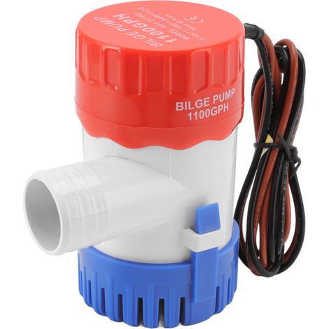 Pompe de cale submersible marine 1100GPH 24V avec moteur refroidi par eau, non automatique, pour piscine, spa, bateau (1/5)
