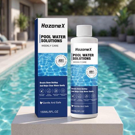 Pool-Klärungslösung – Entfernt Kalk und Flecken, klärt das Wasser, beseitigt Gerüche und verbessert die Wasserqualität – 150 ml -- BIEMMEDUE (1/5)
