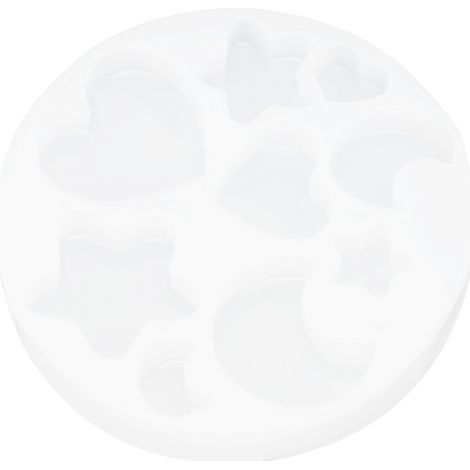 Niedliche Silikonform, flexibel und elastisch, Tablett für Schokolade und Kuchen, ideal zum Selberbacken, 1 Stück, hitzebeständig (1/5)