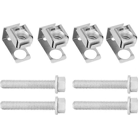 Kit de fixation pour bride de collecteur d'échappement (4 pièces) 03442, compatible avec Jeep Wrangler, Dodge Durango et Dakota (références 55366000AA et 6036717AA). (1/5)