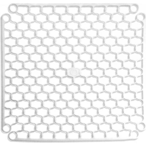 Giostyle Tappetino per Lavello, 32 × 32 × 0.3 cm, Bianco