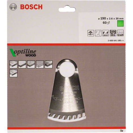 BOSCH KSB 190X30 60WZ OPTILINE SB2,6