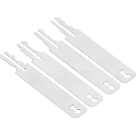 Kit de poche d'urgence 4 pièces : pioche de précision robuste et kit d'outils de réparation de crochet (1/5)