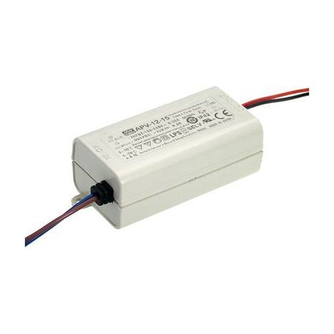 LED-Treiber Mean Well apv-12-12 12W 12V DC