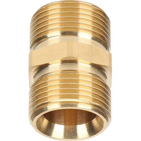 Adaptateur de Pulvérisateur Haute Pression en Laiton, M22 Filetage Mâle Métrique, Raccord de Nettoyeur à Pression, Connecteur de Tuyau 14mm (1/5)
