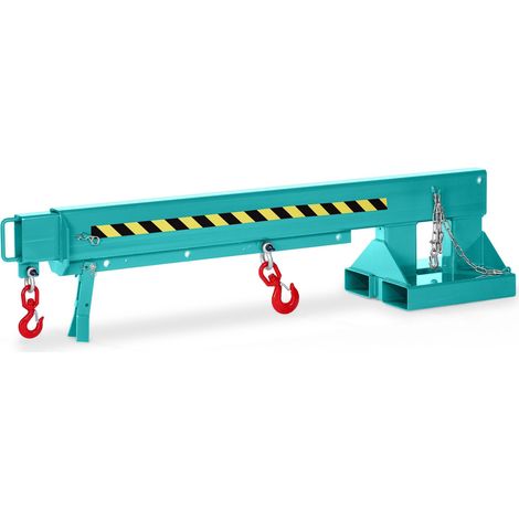 RR Industrietechnik Kranarm Typ RKA3 bis zu 3000kg Tragkraft RAL 5018 Türkisblau
