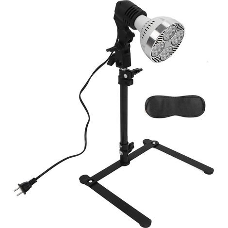 Lampe de luminothérapie bleue professionnelle pour maison, traitement acné et ictère nourrisson, 110-240V prise US (1/5)