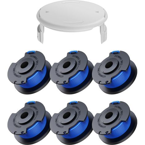 RYOBI Rasenmäher-6er-Pack mit Mähfaden und Spulenabdeckung