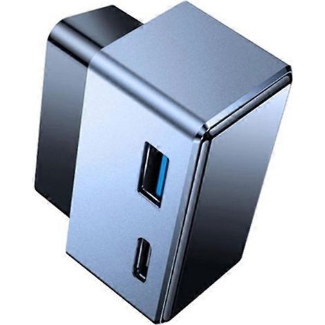 Rallonge de port compatible avec les téléphones portables Model 3 Y 21-23 OBD (prise PD) - Double connecteur USB-C à charge rapide - Qualité automobile (1/5)