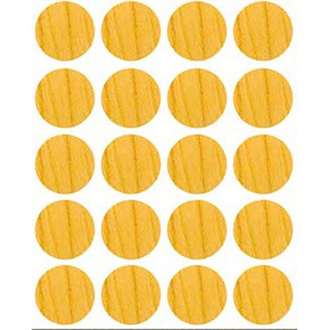 Blister de 20 bouchons à vis adhésifs. Pin 13mm 90914 (1/2)