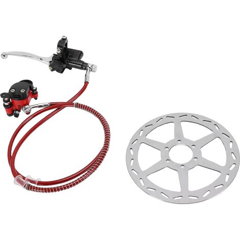 Kit de Frein à Disque Hydraulique pour Mini Vélo, Système Professionnel Durable, Freinage Puissant pour Baja Doodle Bug Dirt Bug DB30 Baja – Matériau en Acier Inoxydable (1/5)