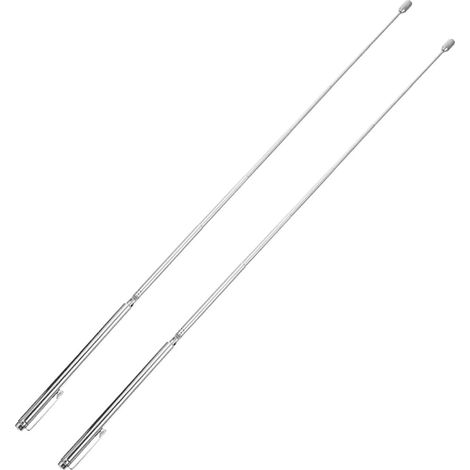 Lot De 2 Baguettes De Sourcier pour La Recherche Spirituelle en Extérieur Le Camping Et La Chasse Aux Fantômes Baguettes De Sourcier en Acier Inoxydable Argenté (1/5)