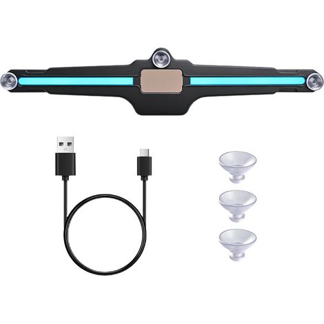 Feu D'Avertissement Solaire Auto Lampe Sécurité Bleue Lunette (1/5)