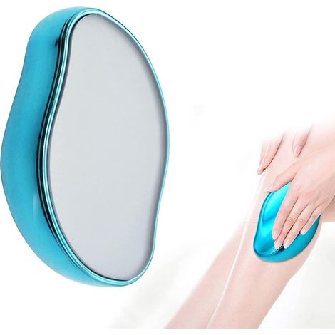 Épilateur à poils Blue Crystal - Épilation et exfoliation de la peau rapides et indolores (1/3)