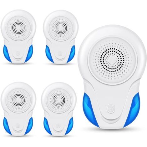 4pcs Répulsif à Ultrason Antiparasitaire, Ultrason Souris Répulsif à Souris, Intérieur Répulsif Anti Moustique Ultrason (1/3)