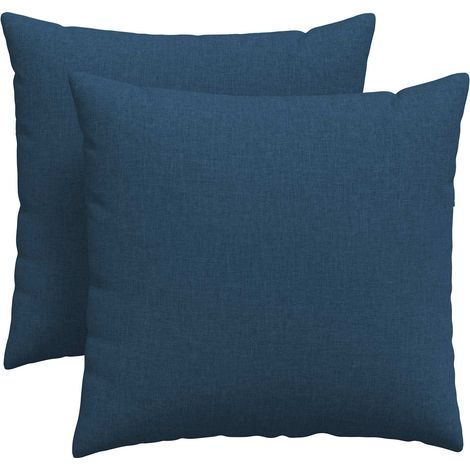 Maison Exclusive - Cuscini da Divano 2 pcs Blu 45 x 45 cm Tessuto