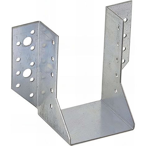 Sabot de charpente galvanisé à ailes extérieures - Larg. 80 x Ht. 120 mm (1/3)