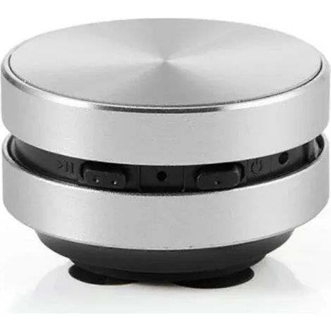 Enceinte Bluetooth portable compatible avec la conduction osseuse et son stéréo (argent) (1/5)