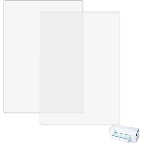 1 paire de patins de découpe en plastique polycarbonate transparent compatibles avec Big Shot Plus (1/5)