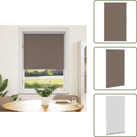 Verdunkelungsrollo Verdunklungsrollo 80 x 175 cm coffee - Blickdichtes Rollo - Fensterrollo - Vorhang - Raffstore - Gardine (1/5)