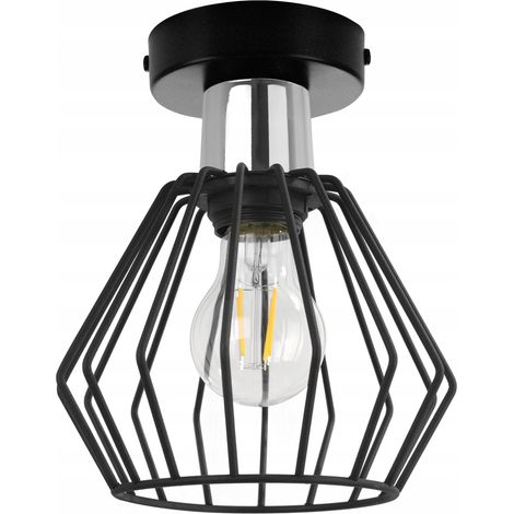 PLAFONNIER APPLIQUE LAMPE MÉTAL FIL LED (1/5)