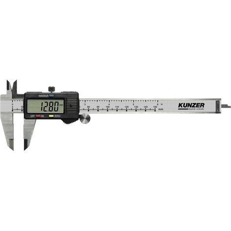 Kunzer 7EMS01 Calibrador Digital Preciso 150 mm