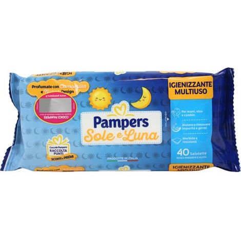 PAMPERS 920 SALVIETTE UMIDIFICATE BAMBINI SOLELUNA (1/4)