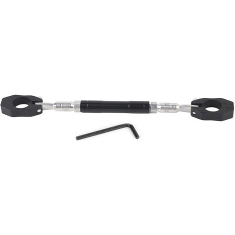 LUCKDANO Moideau de Balance de Moto, Balance Réglable Moideau Motorcycle de Moto Renforcez le Levier épaississant Alliage d'aluminium 1PC pour le Guidon 7/8 "22 Mm (BLACK) (1/5)