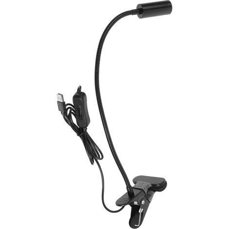 Lampe de Lecture LED à Pince Flexible USB Lumière Blanche (1/5)