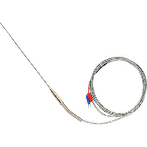 Thermocouple de type K résistant aux hautes températures, flexible, à réponse rapide, capteur de température (1/5)
