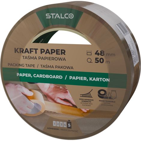 Stalco Papier-Verpackungsband 48 mm x 50 m S042338250 (1/2)