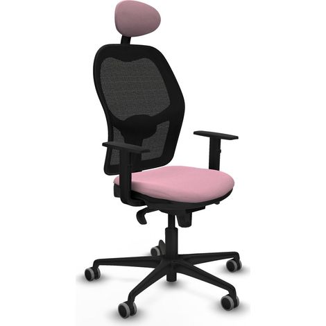 Sedia Ufficio con Poggiatesta Jorquera Piqueras y Crespo 1D036G1 Rosa (1/5)