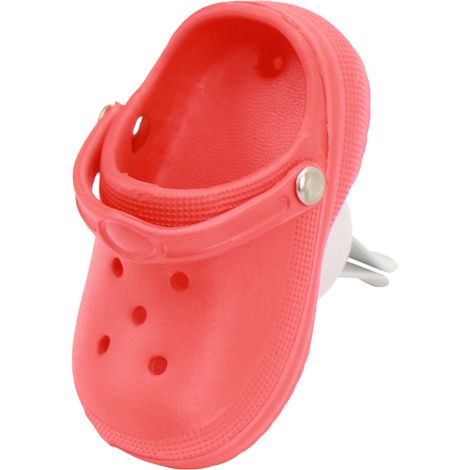 Diffuseur d'air parfumé pour grille de ventilation, clip rouge en forme de sandale, anti-fatigue de conduite, rafraîchissant, sortie de clim, accessoire auto mignon (1/5)