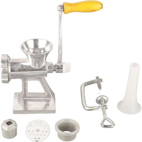 Hachoir à viande manuel de cuisine, machine à broyer avec manivelle, moulin à poivre et viande, outil de hachage domestique (1/5)