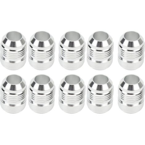 Jeffergarden 10 pièces AN10 filetage mle billette avec 3/4in diamètre filetage mle soudure sur raccord bonde universel aluminium mle soudure raccord adaptateur (1/5)