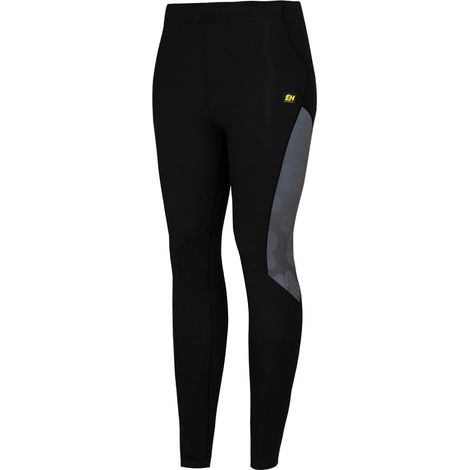 Laufleggings für Damen, Blumenmuster, Größe S, Minze