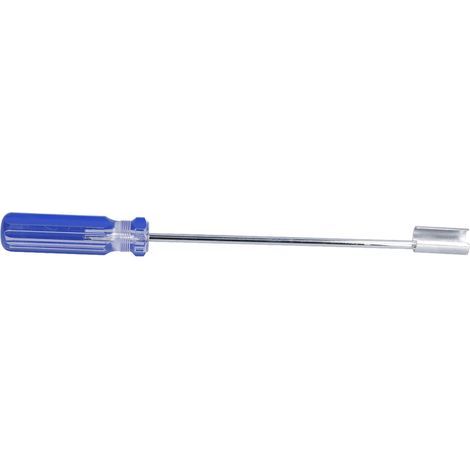 Tournevis BNC extracteur de tête F professionnel en acier chromé pour équipement vidéo bleu (1/5)
