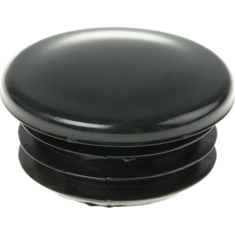 Embout de tube rond Noir, Diamètre de tube de 38.1mm ( Prix pour Sachet de 100 ) (1/2)