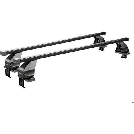 Barres de toit Menabo Omega Steel pour Alfa Romeo 147 (2000-2010, 3 portes) (1/5)