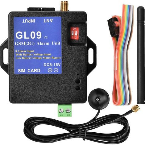 GL09 8-Kanal-GSM-Anwendungssteuerungs-Alarmsystem mit Akku und SMS-Benachrichtigung (1/5)