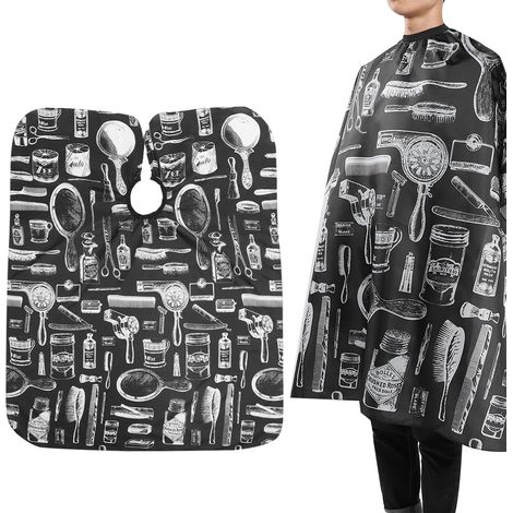 Tablier de coiffure imperméable et respirant, cape de coiffure pour salon de coiffure (120 x 145 cm) (1/5)