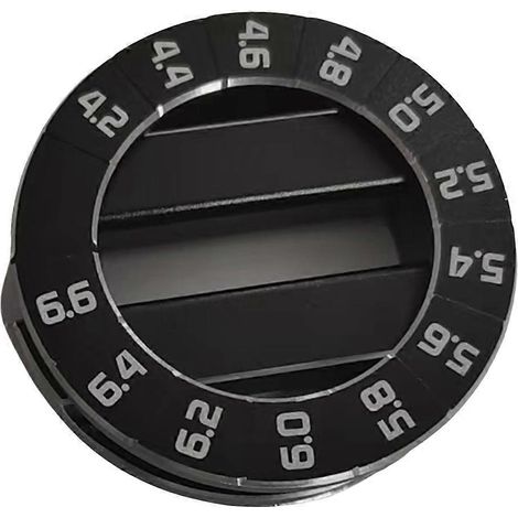 Jauge de hauteur de caisse RC en alliage d'aluminiumrègle de mesure réglable 4,0-6,6 mm pour voiture RC 1/10 (1/5)