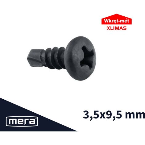 Kstex Flohschrauben 3,5 x 9,5 mm B verzinkt